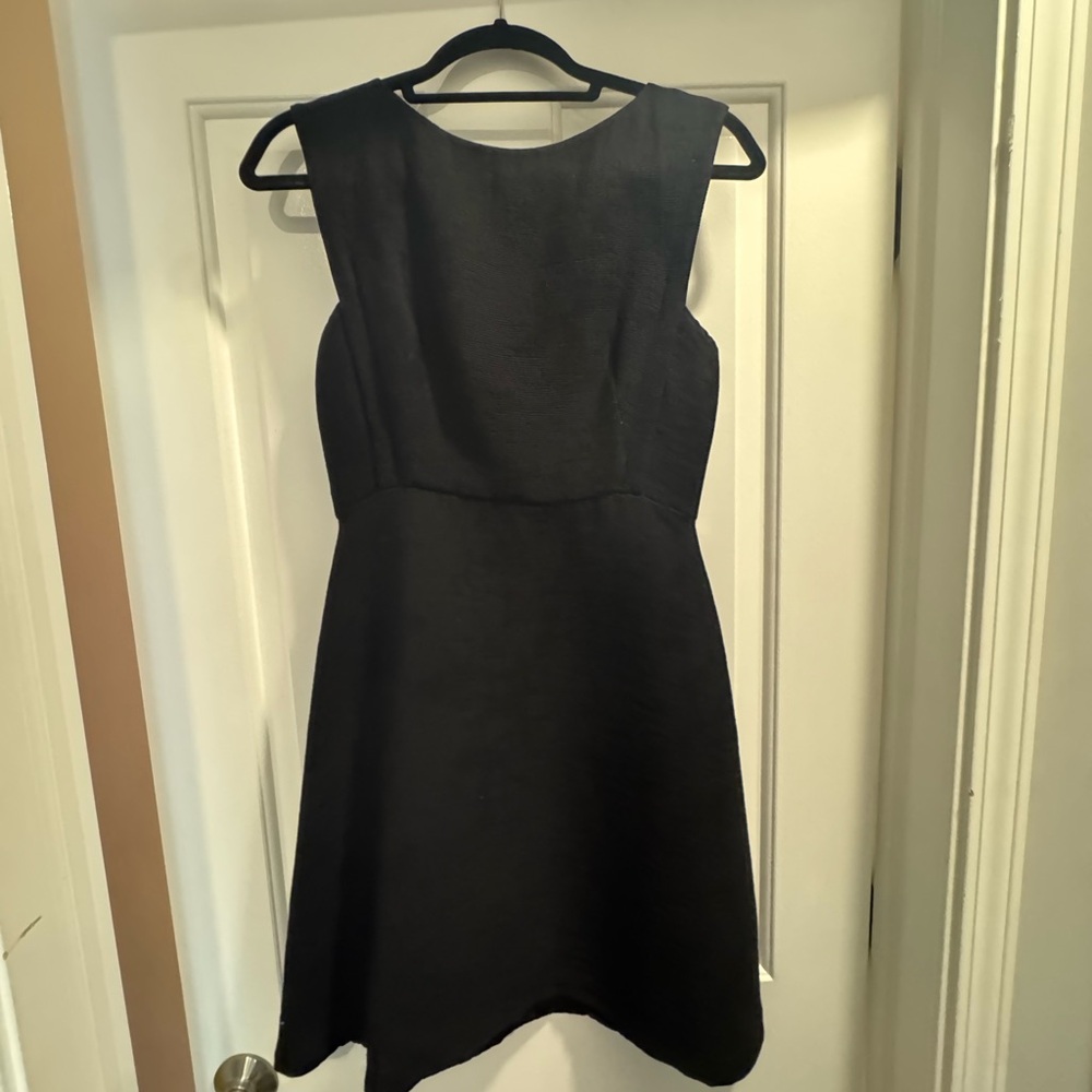 Maje Black Dress with Lace Back